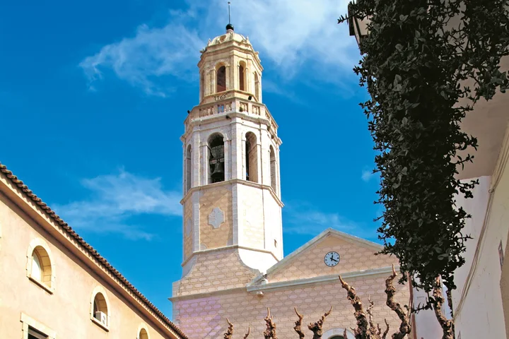 Campanario de la iglesia de Santa Maria de Cubelles