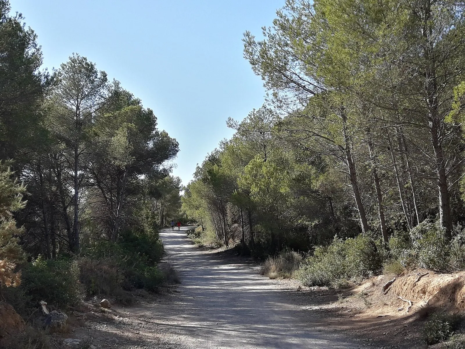 Camino para bicis de la costa del Garraf