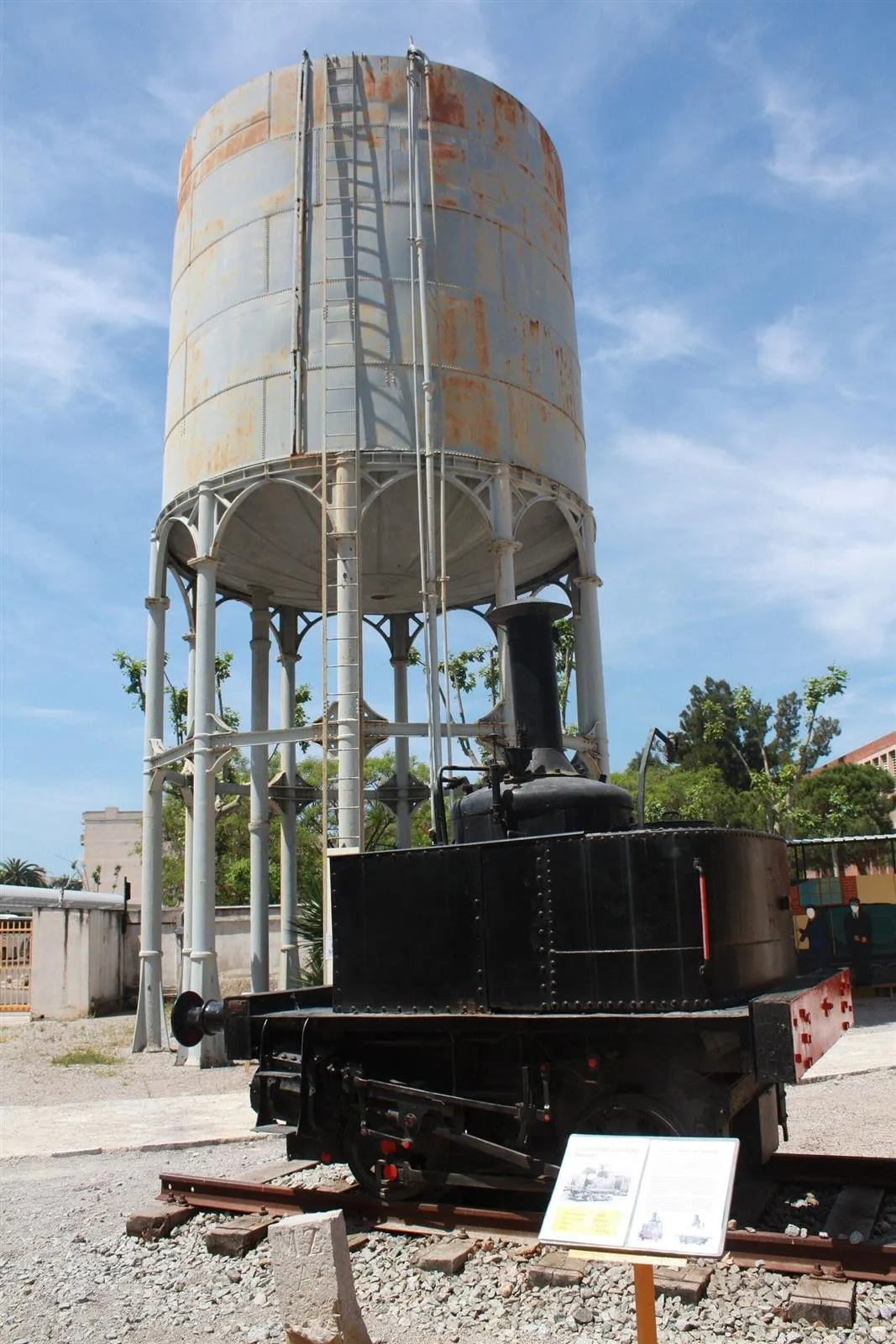 Locomotora de vapor en el Museo del Ferrocarril