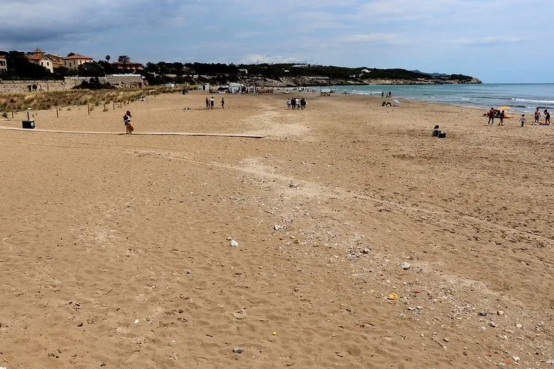 Playa con dunas en Vilanova